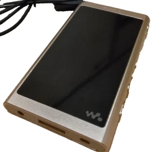 Sony NW-A55 blassgold Walkman 16GB Hi-Res Audio Player gebündelt mit offizieller Kabine - Bild 1 von 3