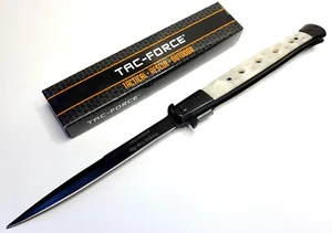 Godfather Big Boy Stiletto Pocket Knife Sword Blade Spring Assisted Flipper 13" - Picture 1 of 4