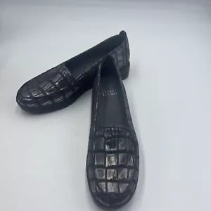 Mocassini Stuart Weitzman in pelle grigia taglia 7 - Foto 1 di 9