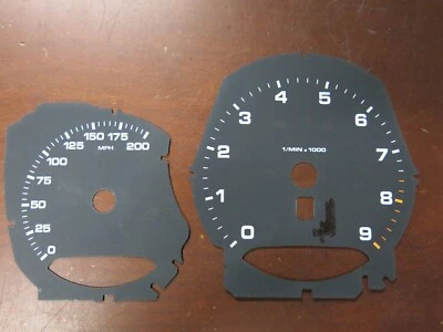 Porsche 991 Speedo MPH y cara de velocímetro - par Foto 1 de 4