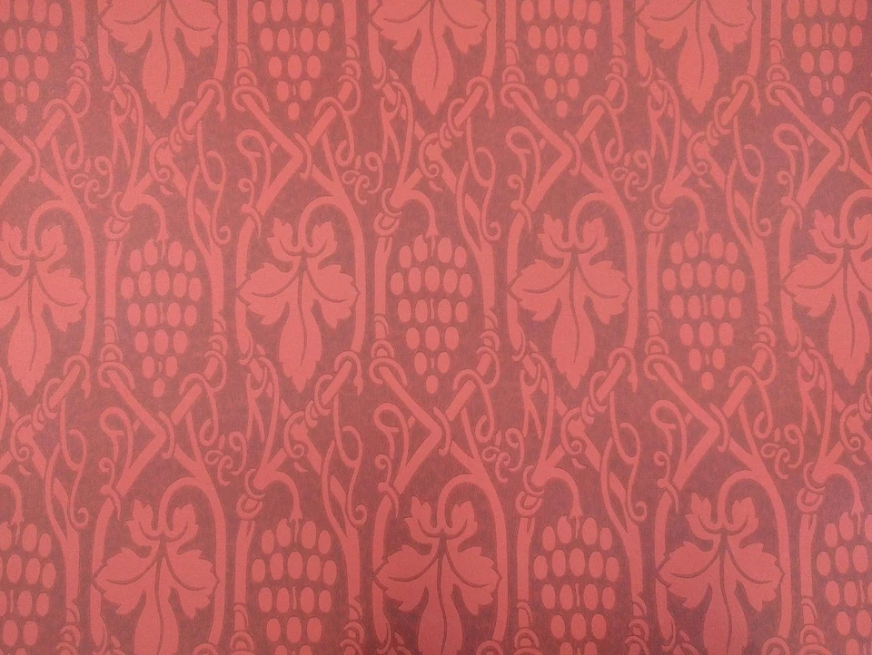 Papel Pintado Vintage Borgoña Viñas Uvas Vino Lote de 4 Rollos LEER descripción Foto 1 de 3