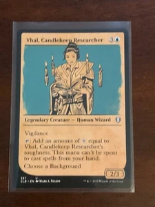 MtG Commander Legends Baldur's Gate Showcase Vhal Candlekeep Researcher - Bild 1 von 2