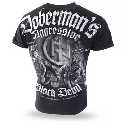 DOBERMANS AGGRESSIVE DOBERMANS AGGRESSIVO T-shirt uomo Valhalla vichinghi vichinghi Valknut Thor TS198