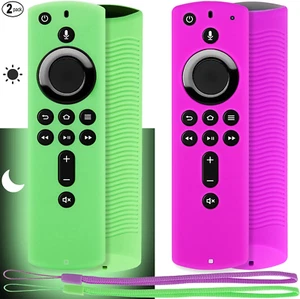 Pinowu Remote Protective Cover (2Pack) Compatible with Fire TV Stick 4K 5.6” Ale - Picture 1 of 12