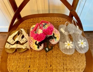 Toddler girls sandal bundle  - Picture 1 of 8