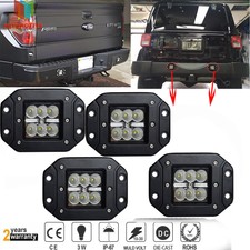 For Ford 4X4 Off-Road Atv Utv (4) Dually Flush Mount Led Light Pods Lamp