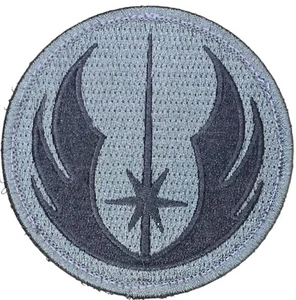 STAR WARS JEDI ORDER LOGO SYMBOL TACTICAL ARMY MILITARY ACU DARK HOOK PATCH - Picture 1 of 2