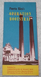 VINTAGE 1957 PUERTO RICO OPERATION BOOSTRAP BROSCHÜRE - Bild 1 von 4
