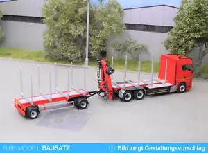 1:87 EM150 kit per rimorchio legno corto costruzione camion + rimorchio senza gru - Foto 1 di 8