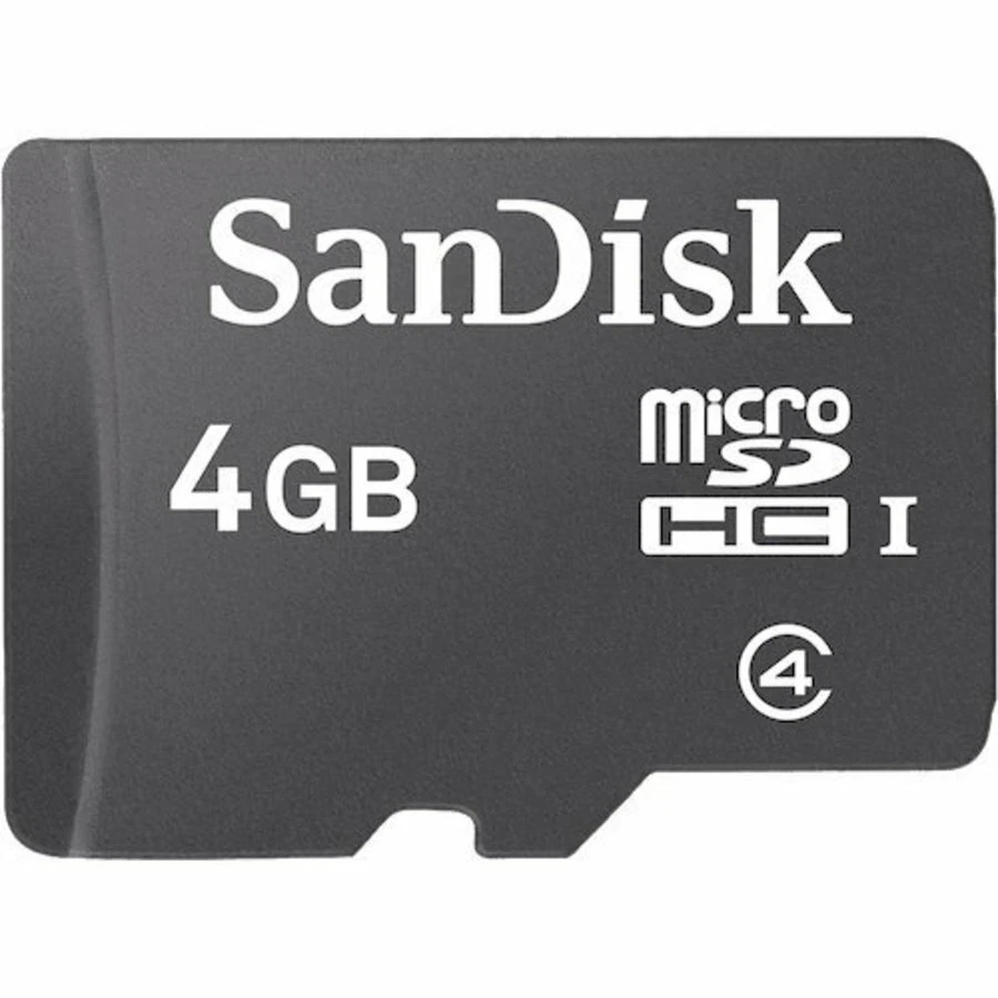 SanDisk 4GB Micro SDHC Memory Card (SDSDQM-004G-B35) - Image 1 of 1