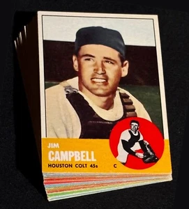 1963 Topps Baseball Cards - You Pick - aaalvins - Picture 1 of 149