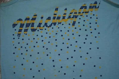 Camiseta sin mangas vintage Michigan Wolverines años 70 NCAA fútbol americano universitario Artex EE. UU. Foto 1 de 4