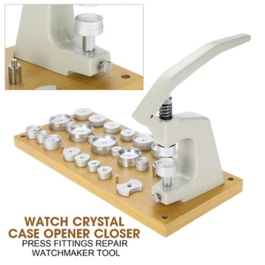 Reloj Cristal Caja Abridor Cierre Prensa Accesorios Reparación Relojero Herramienta Ku NUEVO - Imagen 1 de 10