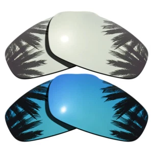 Lentes de repuesto plateadas y azules hielo para chaqueta Oakley Split polarizadas - Imagen 1 de 4