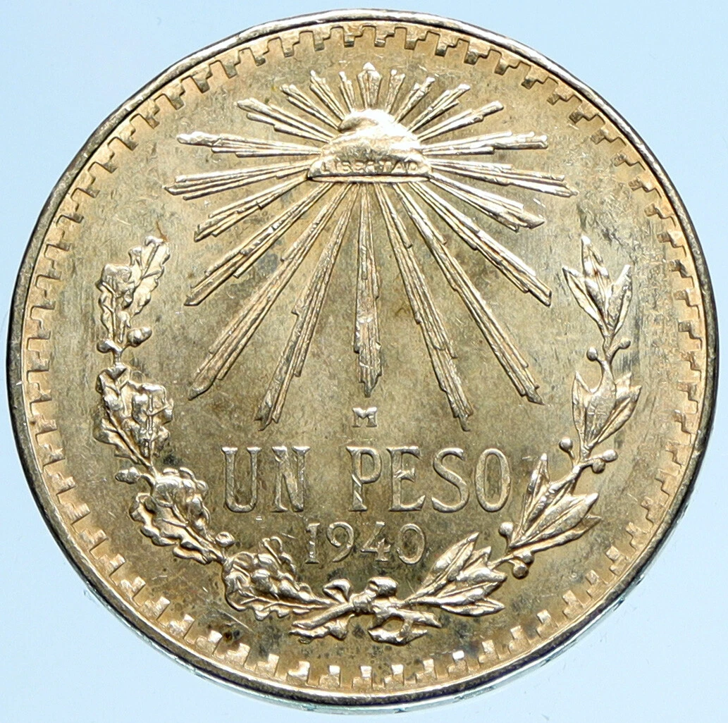 1940 1 Peso Silver Mexican Coins for sale | eBay