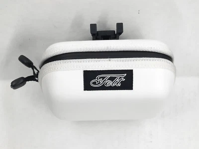 Bolsa de sillín extraíble Felt Bicycles Café 24 Deluxe blanca nueva en stock Foto 1 de 4