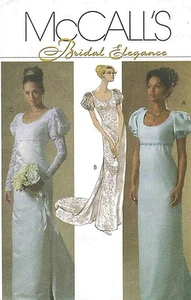 2005 Bridal Elegance Empire Edwardian Dress Choice 6-20 Pattern McCalls 4777 OOP - Picture 1 of 2