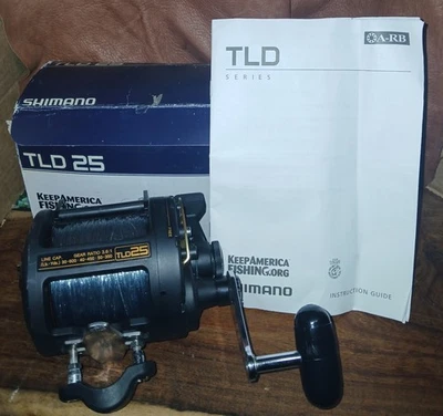 Shimano TLD25 Lever Drag Casting Trolling Fishing Reel Big Game Saltwater - Image 1 of 4