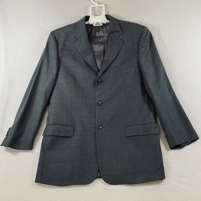 Pronto Uomo Made In Italy Gray Wool Blazer & Pant Men's 42 Regular Super 100s - Image 1 of 4