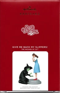 GIVE ME BACK MY SLIPPERS! - WIZARD OF OZ 2021 KEEPSAKE CHRISTMAS ORNAMENT NEW - Picture 1 of 2
