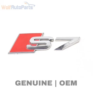 2013-2014 2016-2018 2020 AUDI S7 - Trunk Emblem / Badge (S7) 4G8853735 - Image 1 of 4