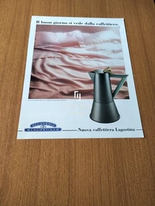 1993 CAFFETTIERA ACCADEMIA LAGOSTINA ITAL DESIGN ETTORE SOTTSASS VINTAGE AD PUB - Bild 1 von 1