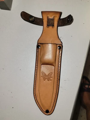 Cuchillo hecho en banco 15002 funda de cuero solamente. No incluye cuchillo. Foto 1 de 4