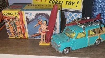 Corgi Toys 485 B.M.C Mini Countryman con Surfer Sin usar, en caja Foto 1 de 4