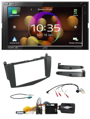 JVC DAB Lenkrad 2DIN Bluetooth USB Autoradio für Mercedes C-Klasse 07-11 W204 oh - Bild 1 von 4