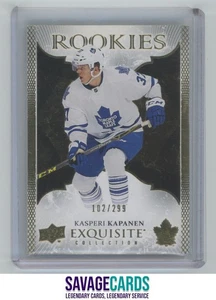 2016-17 Upper Deck ICE Exquisite Gold Rookies Kasperi Kapanen RC /299 #R-22 - Picture 1 of 3