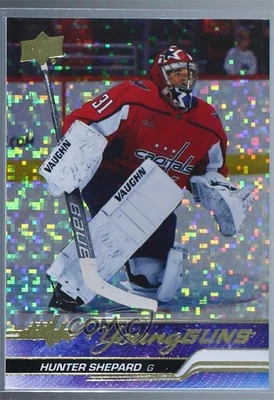 2023-24 Series 2 Young Guns Speckled Rainbow Foil Hunter Shepard #491 Rookie RC - Image 1 of 2