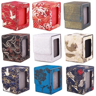 120+ Trading Card Deck Box with Display Window MTG PTCG TCG Board Games Collecti - Image 1 of 4