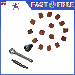 Clutch Puller&15xSquare Clutch Pads For 49cc 80cc 2 Stroke Engine Motorized Bike - Imagen 1 de 6