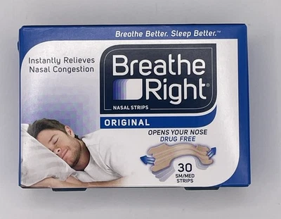 Breathe Right Besser Atmen Nasenstrips normal beige 30 Stück Pflaster - Bild 1 von 2
