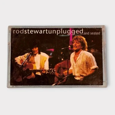 Rod Stewart Unplugged And Seated (Cassette, 1993) Special Guest Ronnie Wood Live - Image 1 of 4