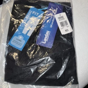 Landau Essentials Womans Straight Leg Scrub Pant 8327 Black  Medium Classic Fit - Picture 1 of 6