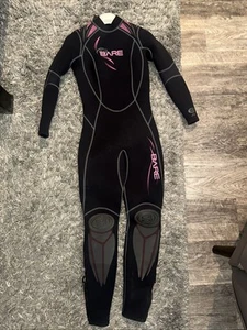 Bare 5mm Sport Full Wetsuit Scuba Diving Snorkeling Size 8 Black Pink Gift - Picture 1 of 14