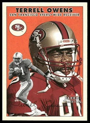 2000 Fleer Tradition #55 Terrell Owens 旧金山 49 人队 — 第 1/2 张图片