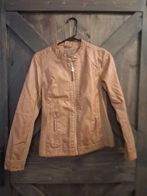 Jaqueta Feminina Média Maurices Marrom Couro Sintético (ELASTANO E POLIÉSTER) NOVA - Imagem 1 de 2