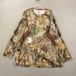 Nueva Camisa Realtree Edge Camuflada Para Hombres 3XL Control de Olores Elastizada Pullover Caza Nueva con Etiquetas - Imagen 1 de 16