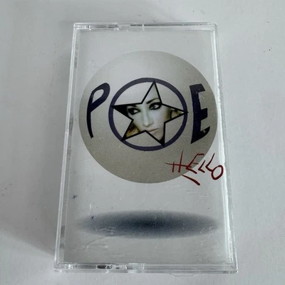 Hello by Poe Cassette Tape 1995 Modern Records Angry Johnny VG+ - Image 1 of 4