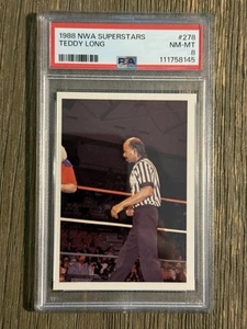 Teddy Long Rookie 1988 Nwa Superstars #278 Psa 8 Pop 1 HOF - Picture 1 of 2