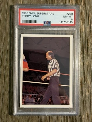 Teddy Long Rookie 1988 Nwa Superstars #278 Psa 8 Pop 1 HOF - Image 1 of 2