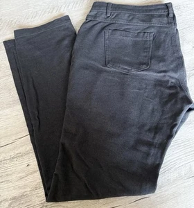 Active USA Dark Gray Stretch Pants Woman’s Plus 3XL - Picture 1 of 10