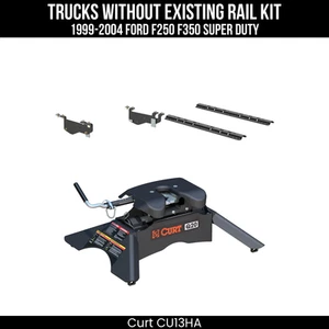 Curt Q20 Dual Jaw 5th Wheel Hitch 20K for 99-04 Ford F250 F350 Super Duty - Picture 1 of 16