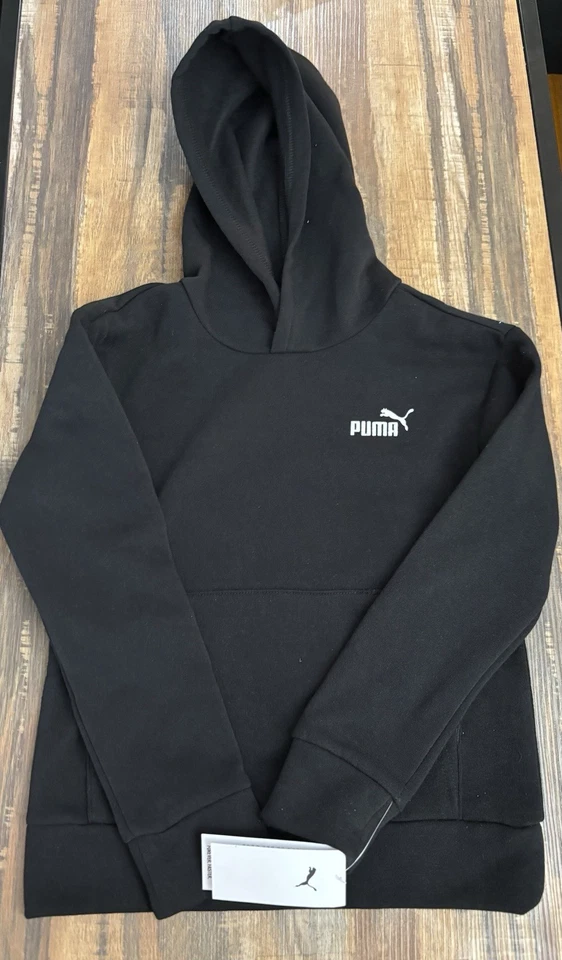 BRANDNEW PUMA Polyfleece Jacket / Coat for Boy Size 8 / Small Black - Image 1 of 3