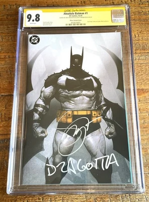 ABSOLUTE BATMAN #1 CGC SS 9.8 SIGNED SCOTT SNYDER & DRAGOTTA MEGACON VARIANT - Image 1 of 2
