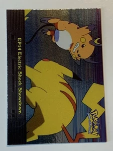 2000 Topps Pokemon TV #EP14 Electric Shock Showdown Silver Foil (C) - Picture 1 of 2
