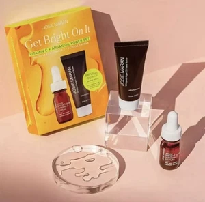 Josie Maran Get Bright On It The Glow Duo Kit - Vitamin C + Argan Oil Power Set - Picture 1 of 5