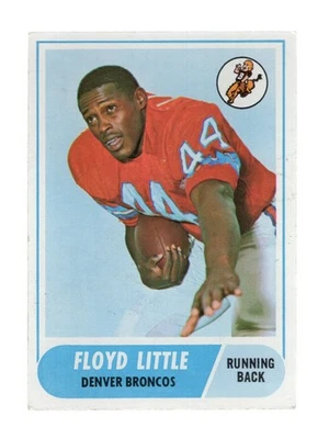 Topps Vintage NFL Football Card - 1968 Floyd Little #173 - High Rez Scans - Image 1 of 2